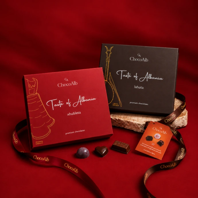 ChocoAlb Albanian artisan chocolate collection